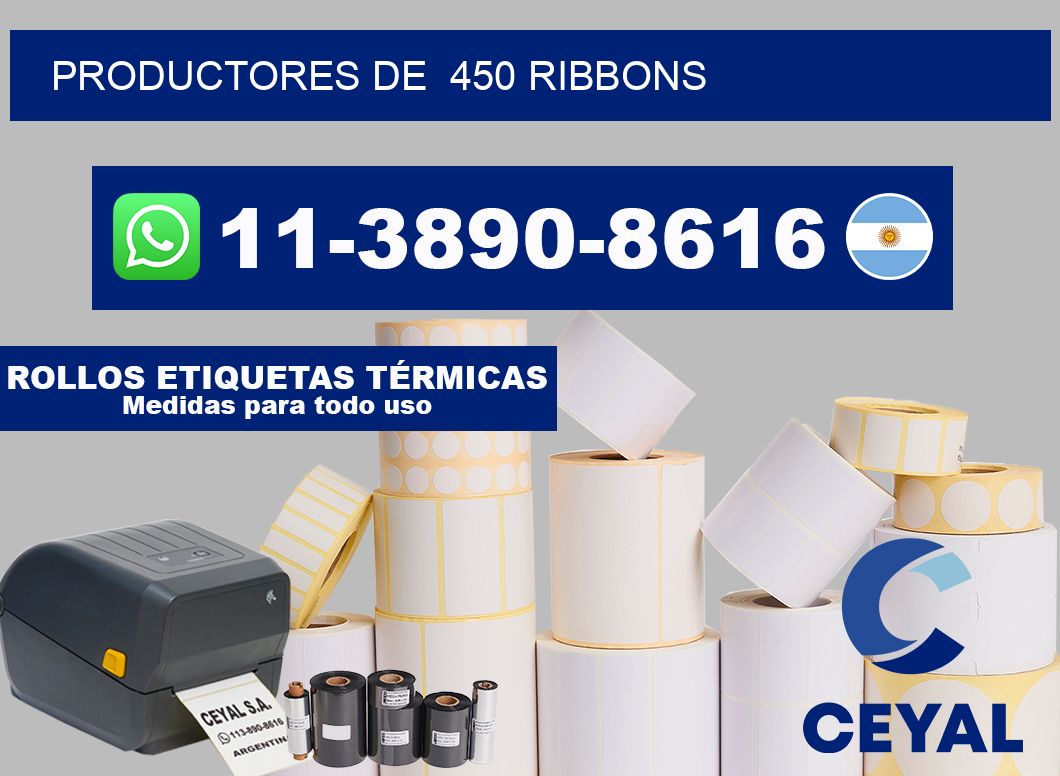 productores de  450 ribbons