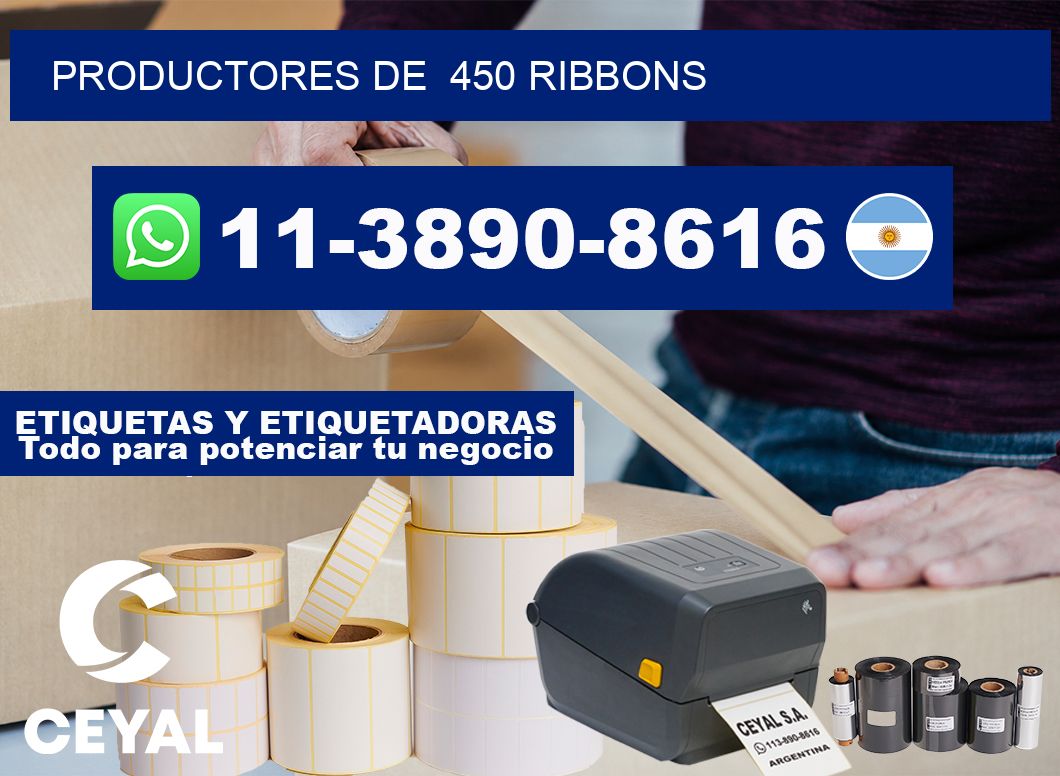 productores de  450 ribbons