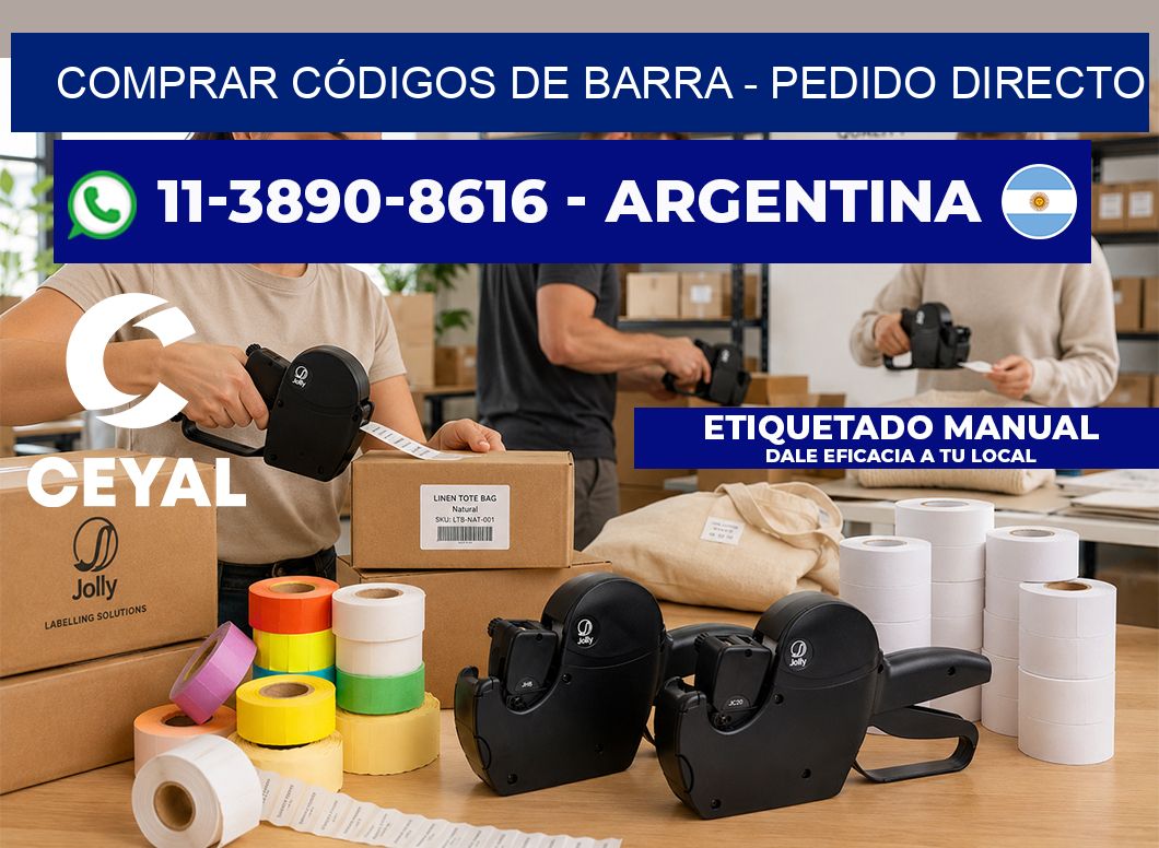 COMPRAR CÓDIGOS DE BARRA – Pedido directo