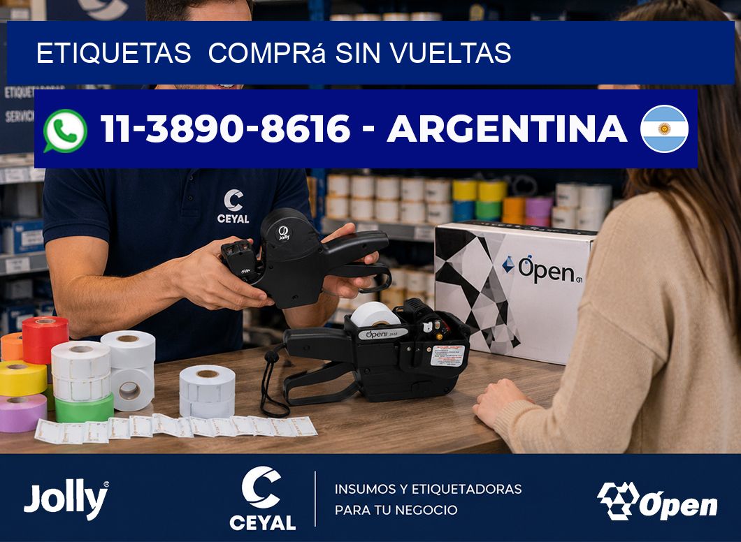 ETIQUETAS  Comprá sin vueltas
