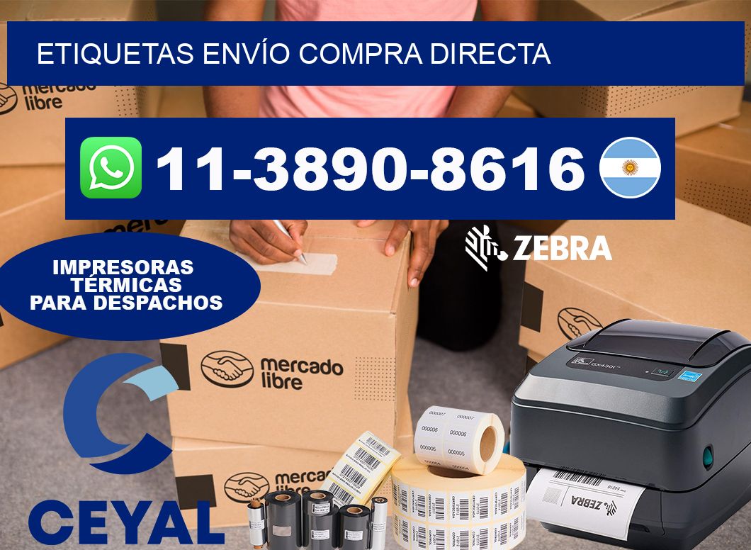 ETIQUETAS ENVÍO Compra directa