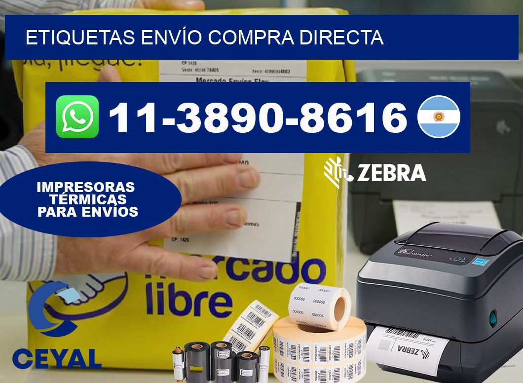 ETIQUETAS ENVÍO Compra directa