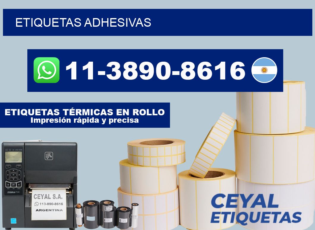 ETIQUETAS adhesivas