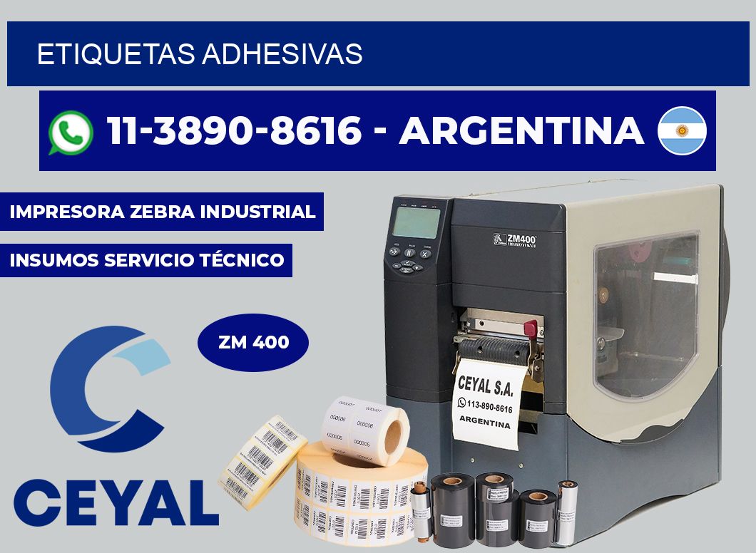 ETIQUETAS adhesivas