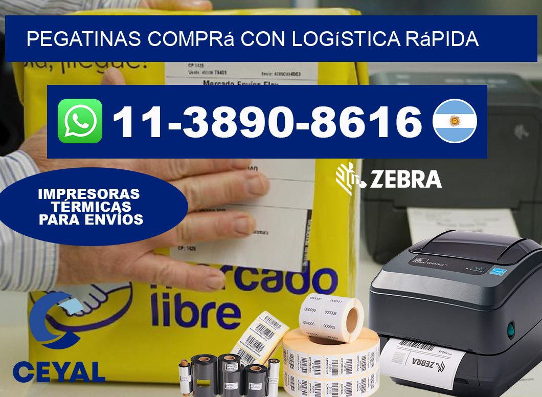 PEGATINAS Comprá con logística rápida