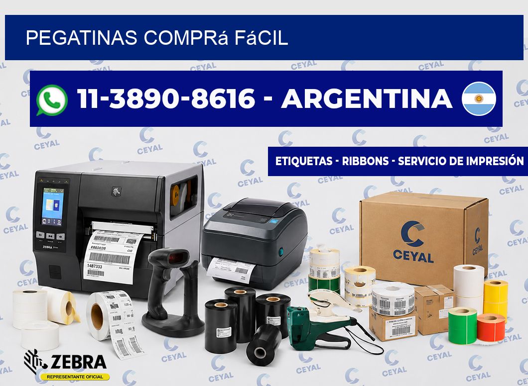 PEGATINAS Comprá fácil