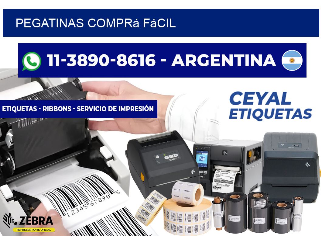 PEGATINAS Comprá fácil