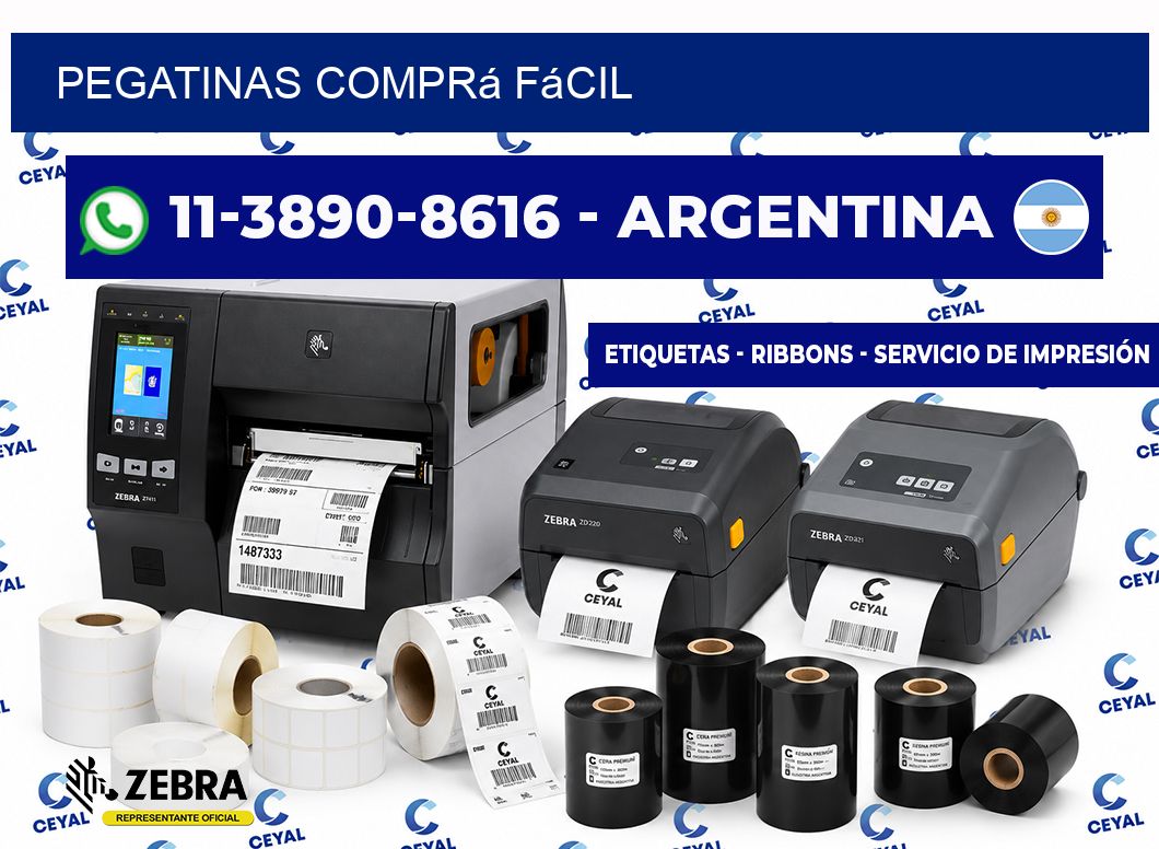 PEGATINAS Comprá fácil