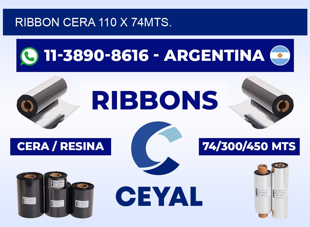 RIBBON CERA 110 X 74MTS.