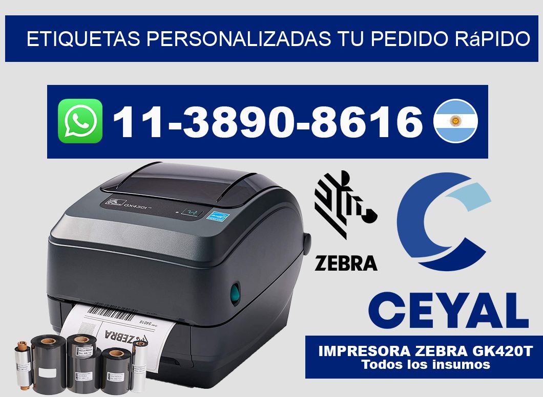 etiquetas personalizadas Tu pedido rápido