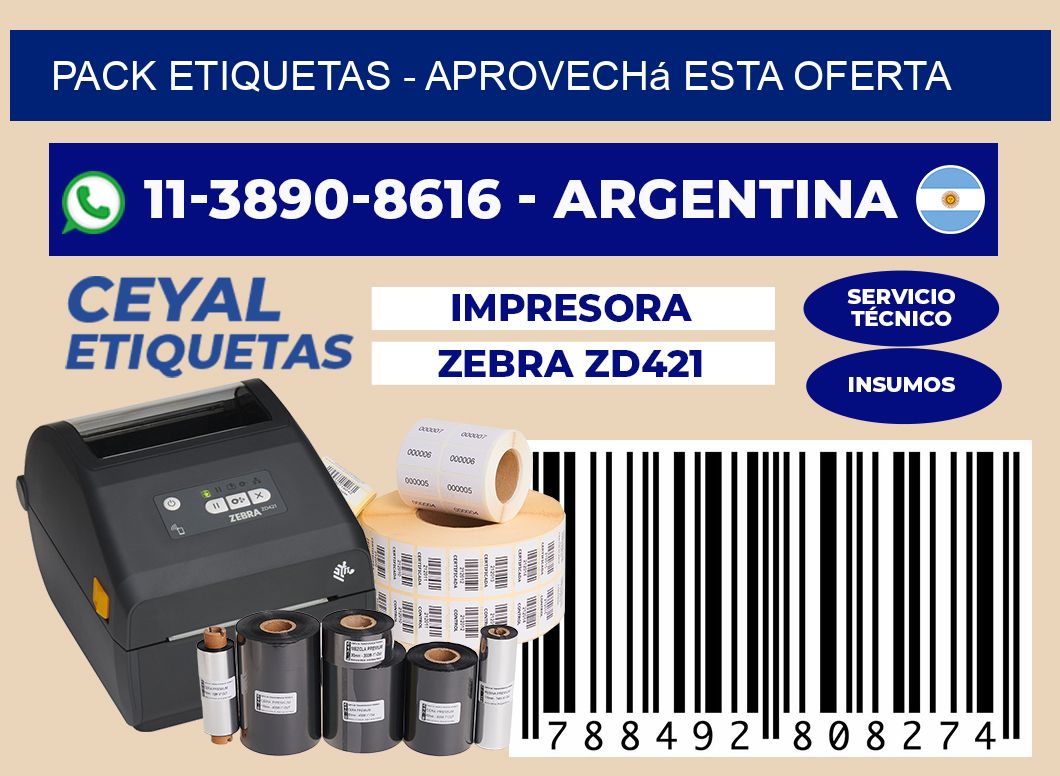 pack etiquetas - Aprovechá esta oferta