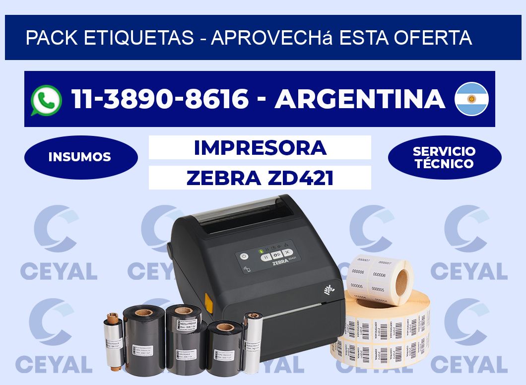 pack etiquetas - Aprovechá esta oferta