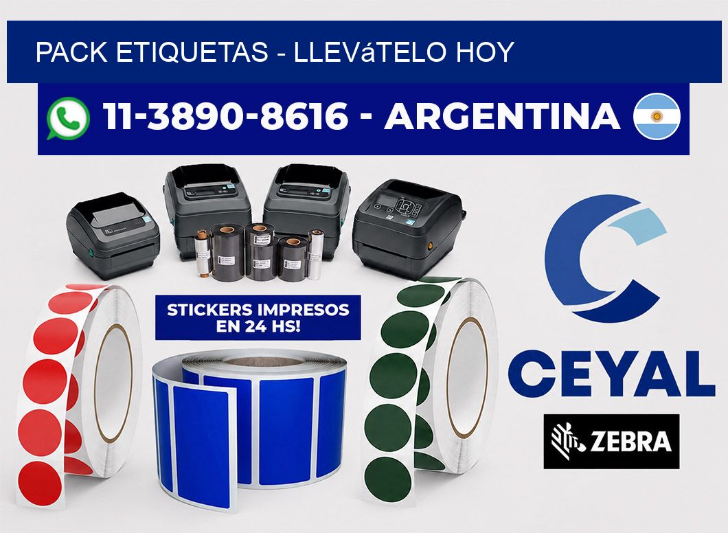 pack etiquetas - Llevátelo hoy