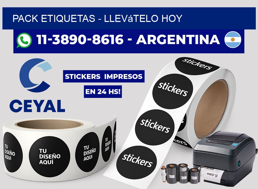 pack etiquetas – Llevátelo hoy