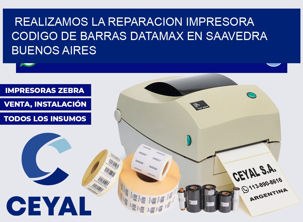 realizamos la reparacion impresora codigo de barras Datamax en Saavedra  Buenos Aires