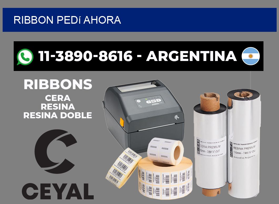 ribbon Pedí ahora