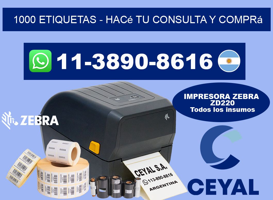 1000 ETIQUETAS - Hacé tu consulta y comprá