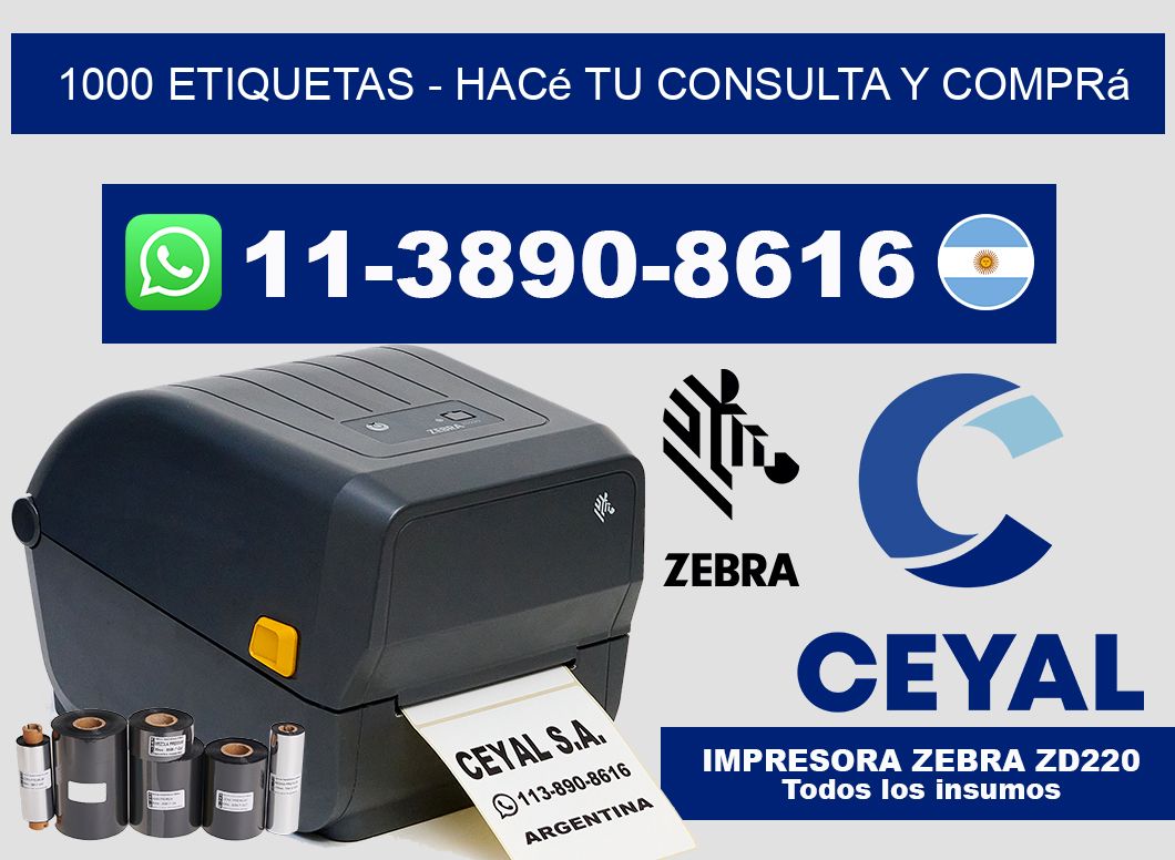 1000 ETIQUETAS – Hacé tu consulta y comprá
