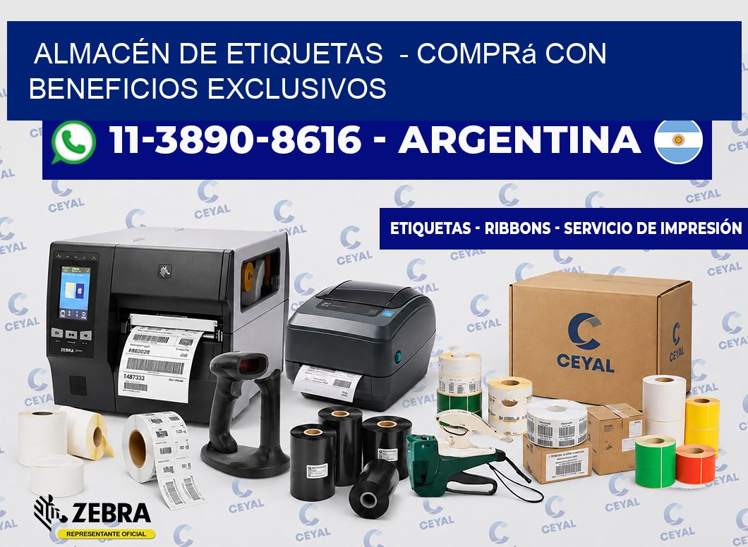 ALMACÉN DE ETIQUETAS - Comprá con beneficios exclusivos