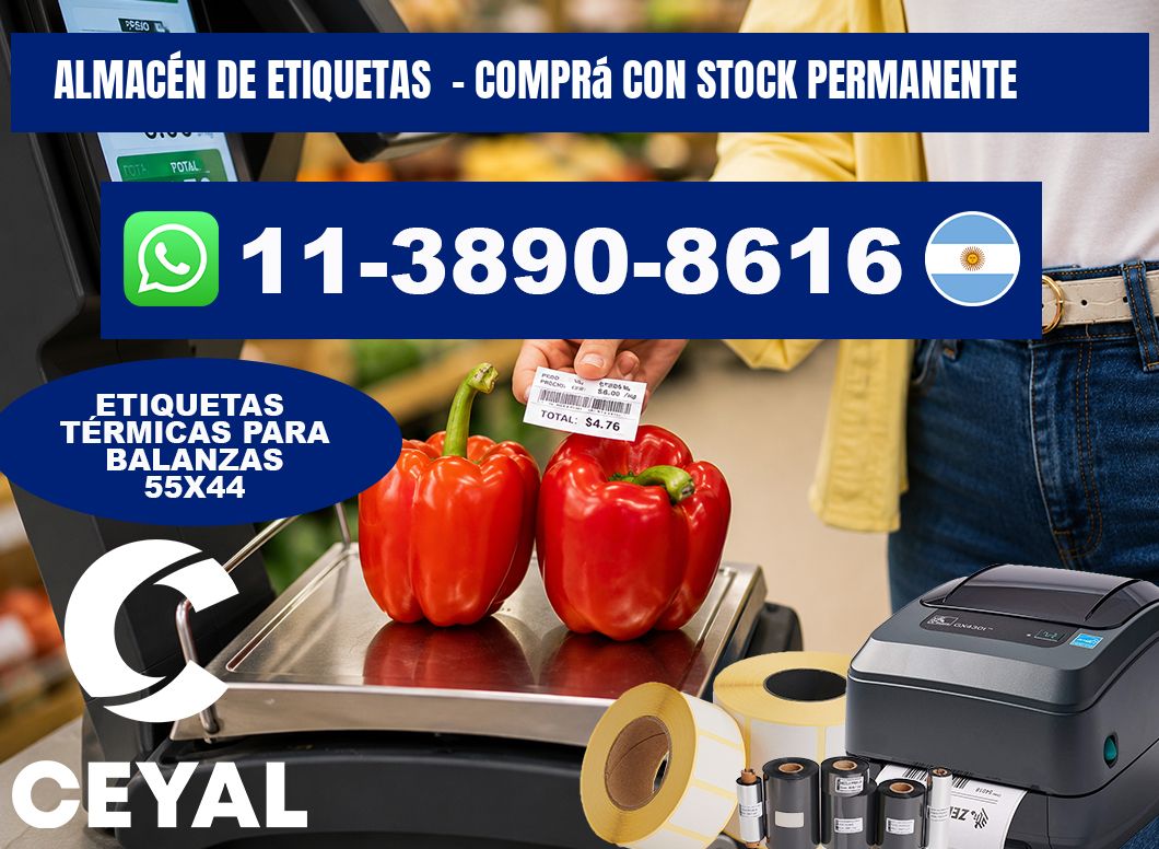 ALMACÉN DE ETIQUETAS - Comprá con stock permanente