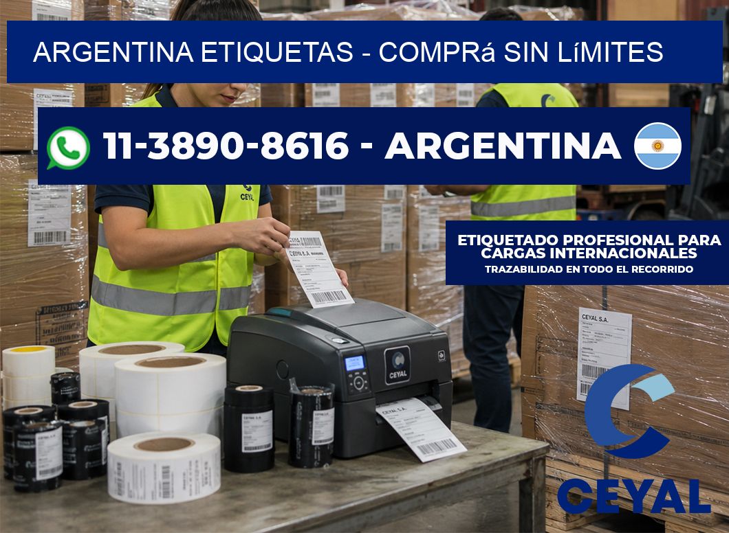 ARGENTINA ETIQUETAS - Comprá sin límites