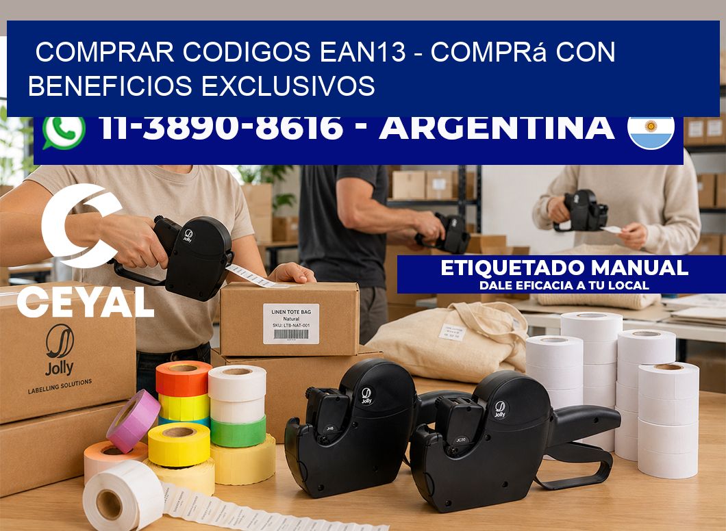 COMPRAR CODIGOS EAN13 - Comprá con beneficios exclusivos