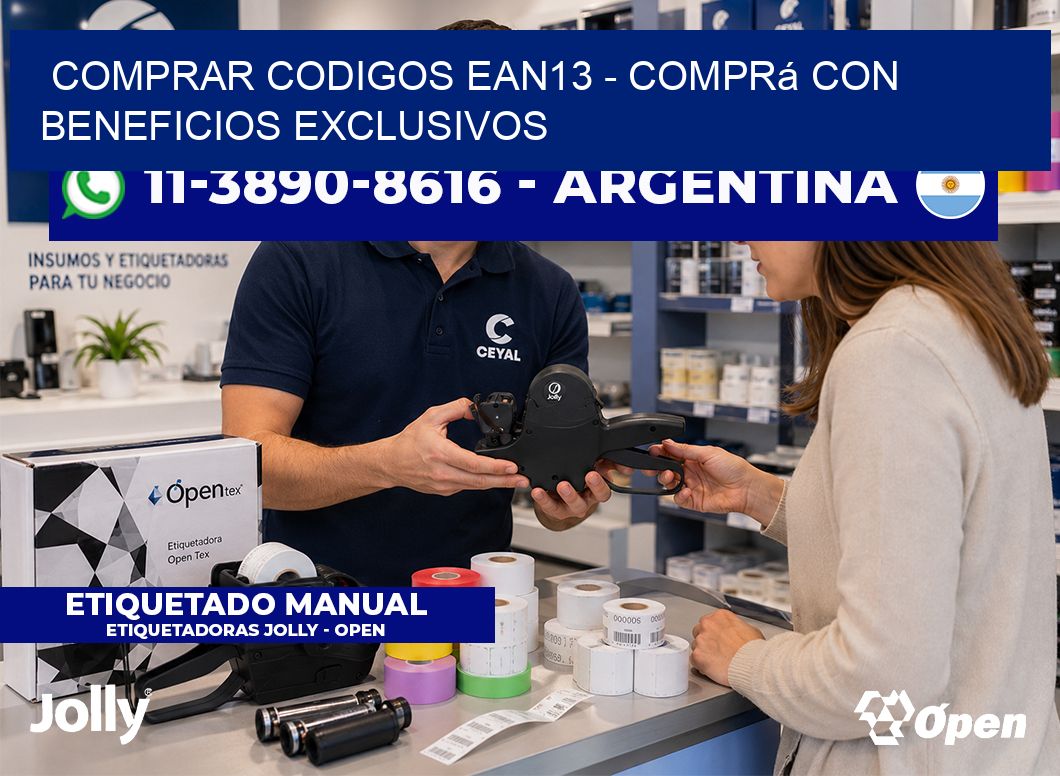 COMPRAR CODIGOS EAN13 - Comprá con beneficios exclusivos