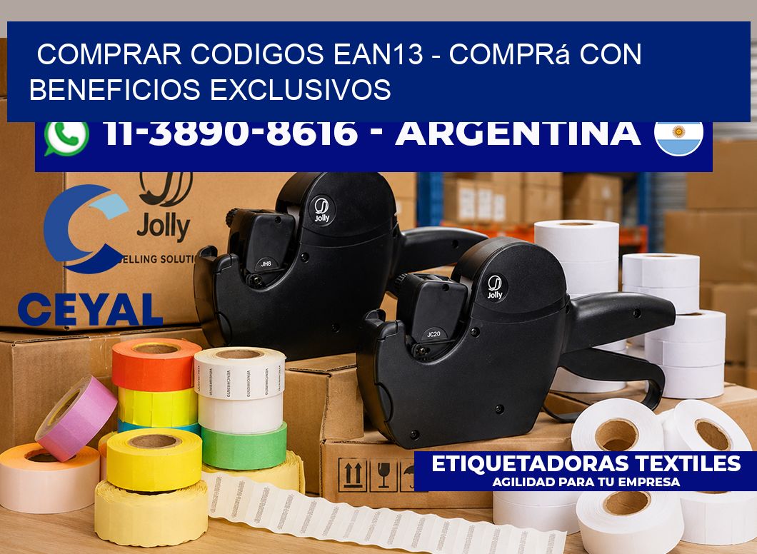 COMPRAR CODIGOS EAN13 - Comprá con beneficios exclusivos