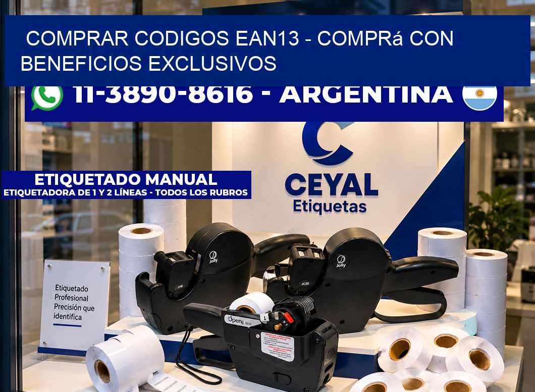 COMPRAR CODIGOS EAN13 - Comprá con beneficios exclusivos