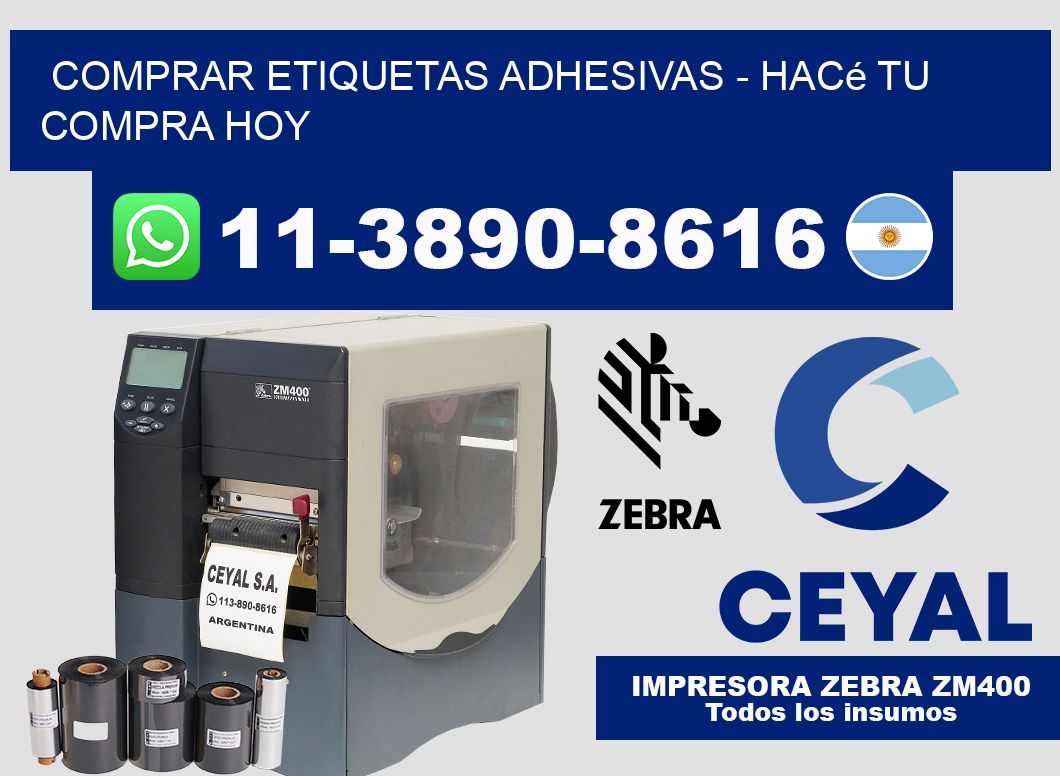 COMPRAR ETIQUETAS ADHESIVAS - Hacé tu compra hoy