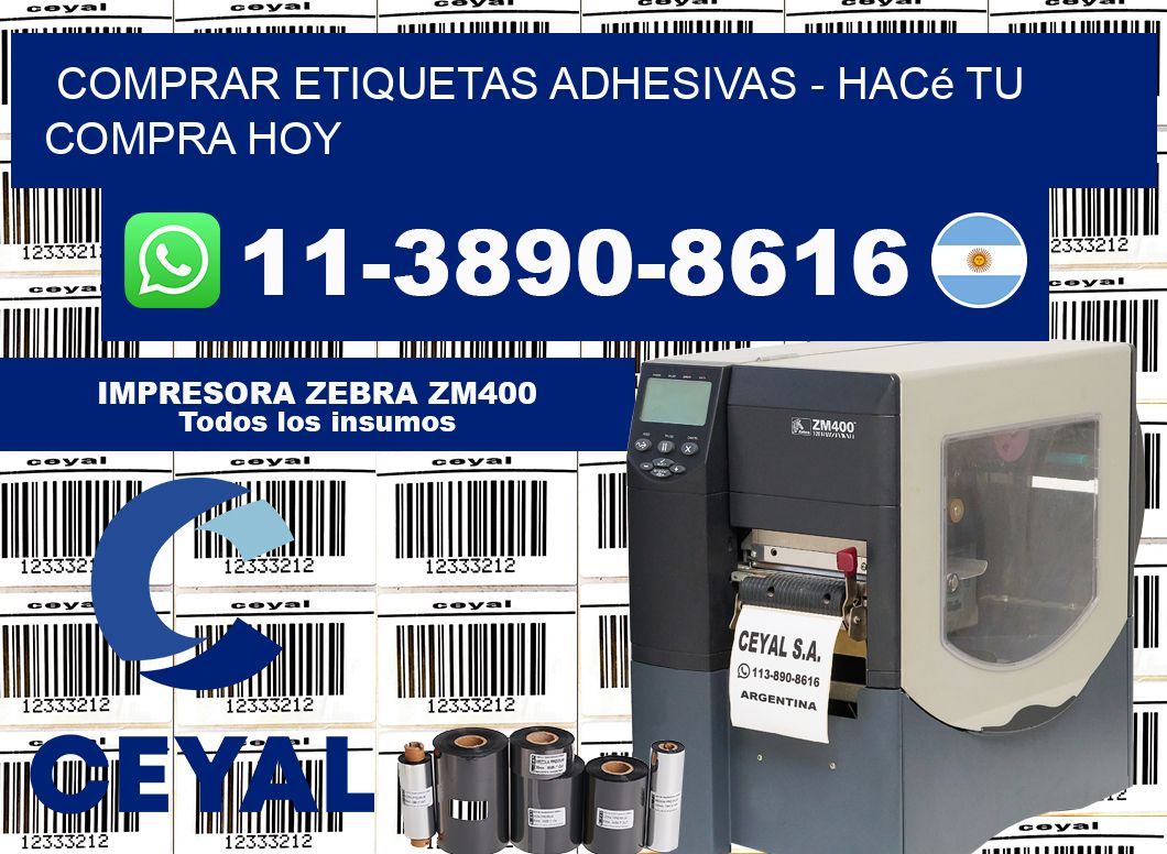 COMPRAR ETIQUETAS ADHESIVAS – Hacé tu compra hoy