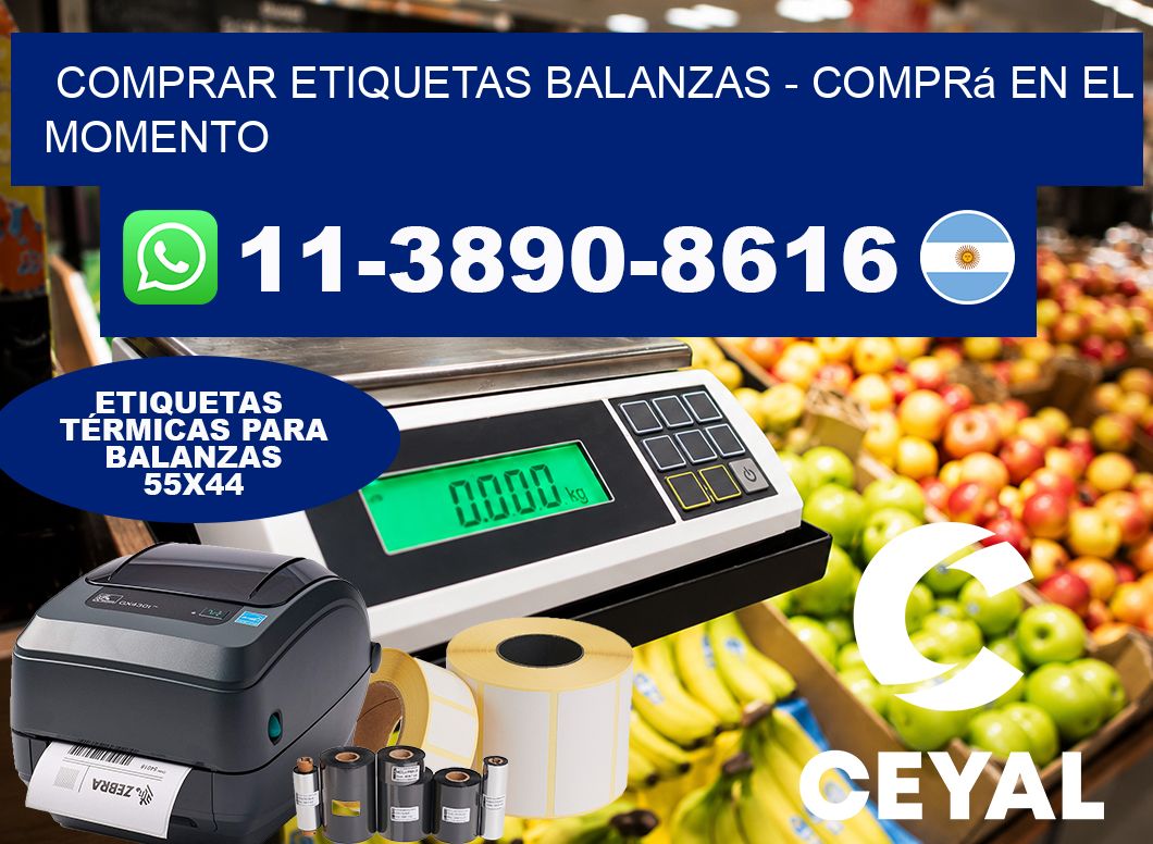 COMPRAR ETIQUETAS BALANZAS - Comprá en el momento