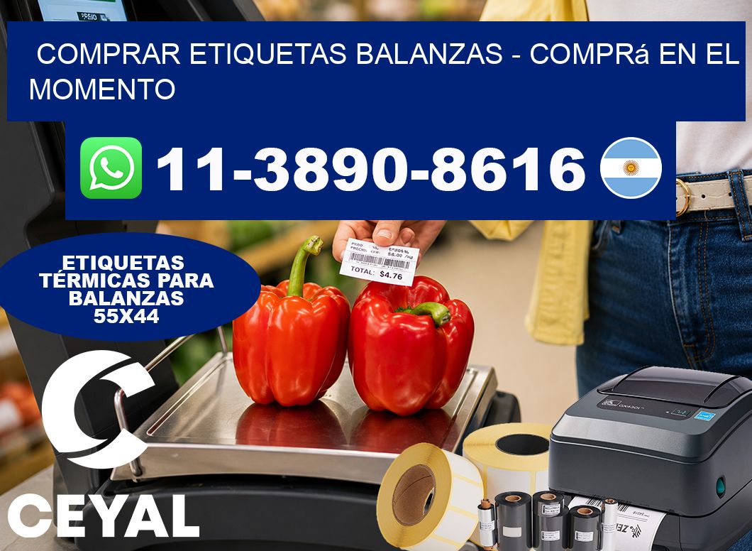 COMPRAR ETIQUETAS BALANZAS – Comprá en el momento