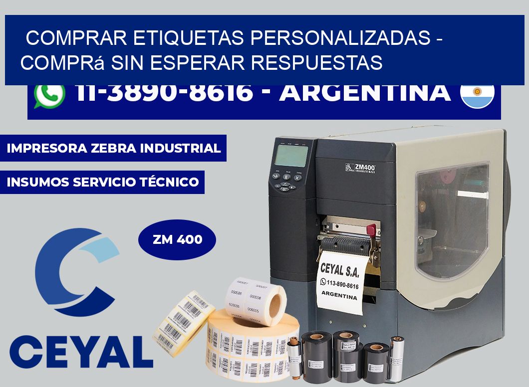 COMPRAR ETIQUETAS PERSONALIZADAS - Comprá sin esperar respuestas
