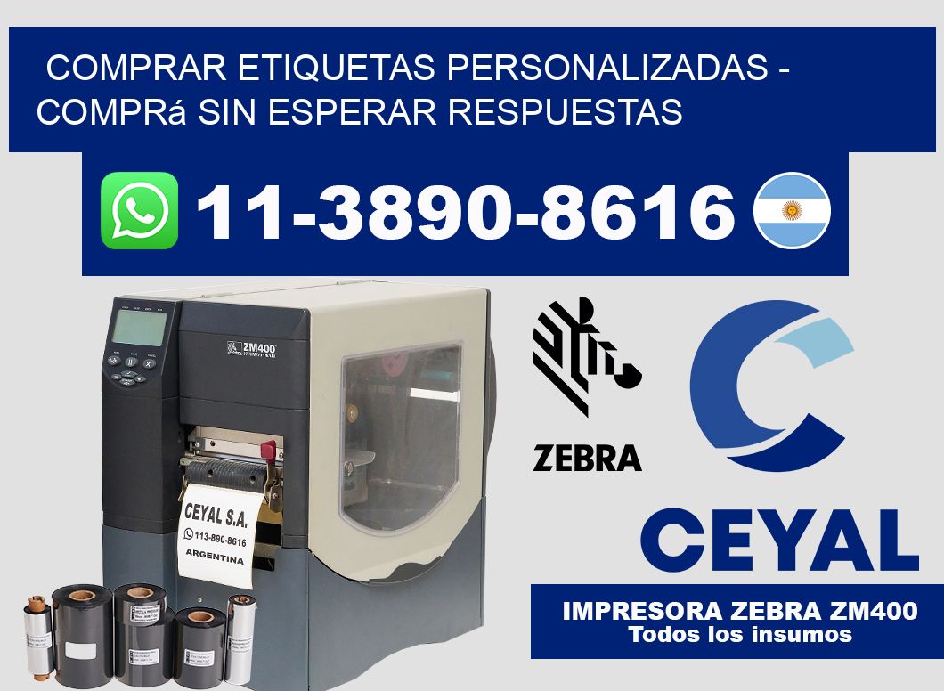 COMPRAR ETIQUETAS PERSONALIZADAS - Comprá sin esperar respuestas