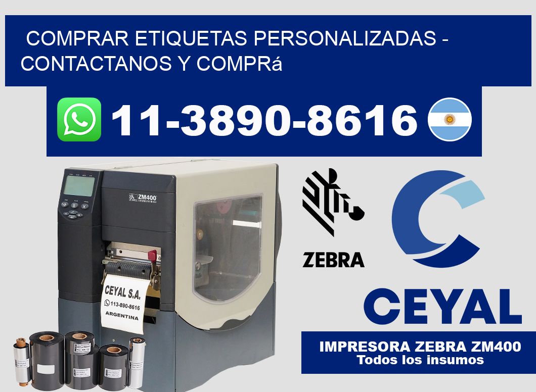 COMPRAR ETIQUETAS PERSONALIZADAS - Contactanos y comprá