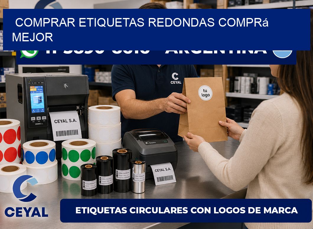COMPRAR ETIQUETAS REDONDAS Comprá mejor