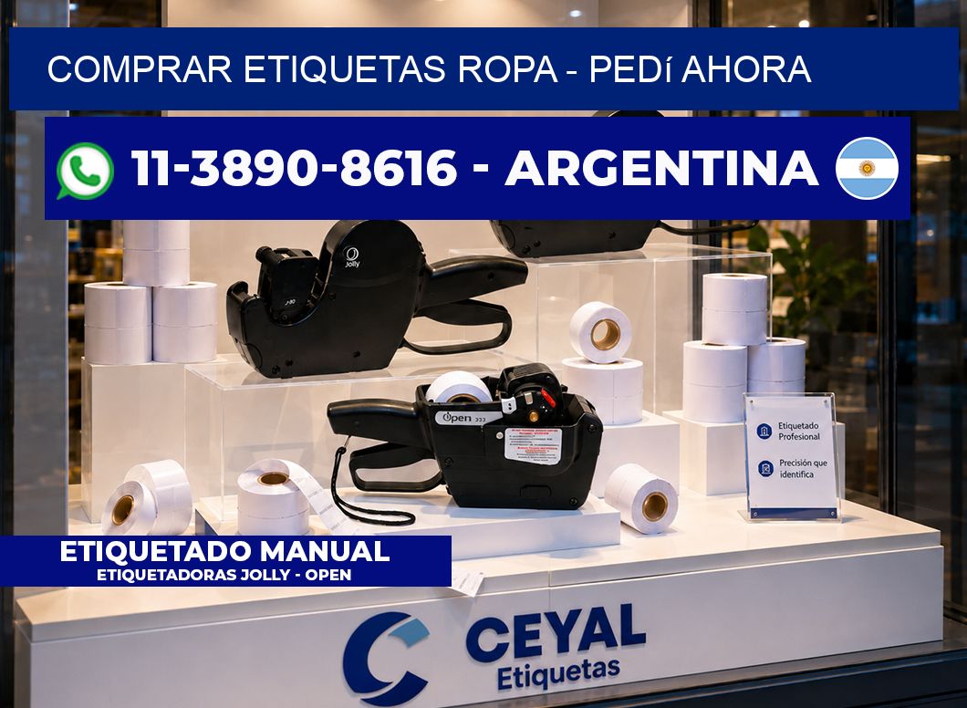 COMPRAR ETIQUETAS ROPA - Pedí ahora