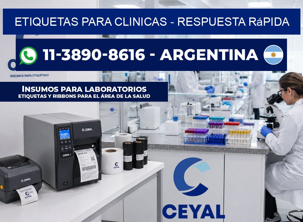 ETIQUETAS PARA CLINICAS - Respuesta rápida
