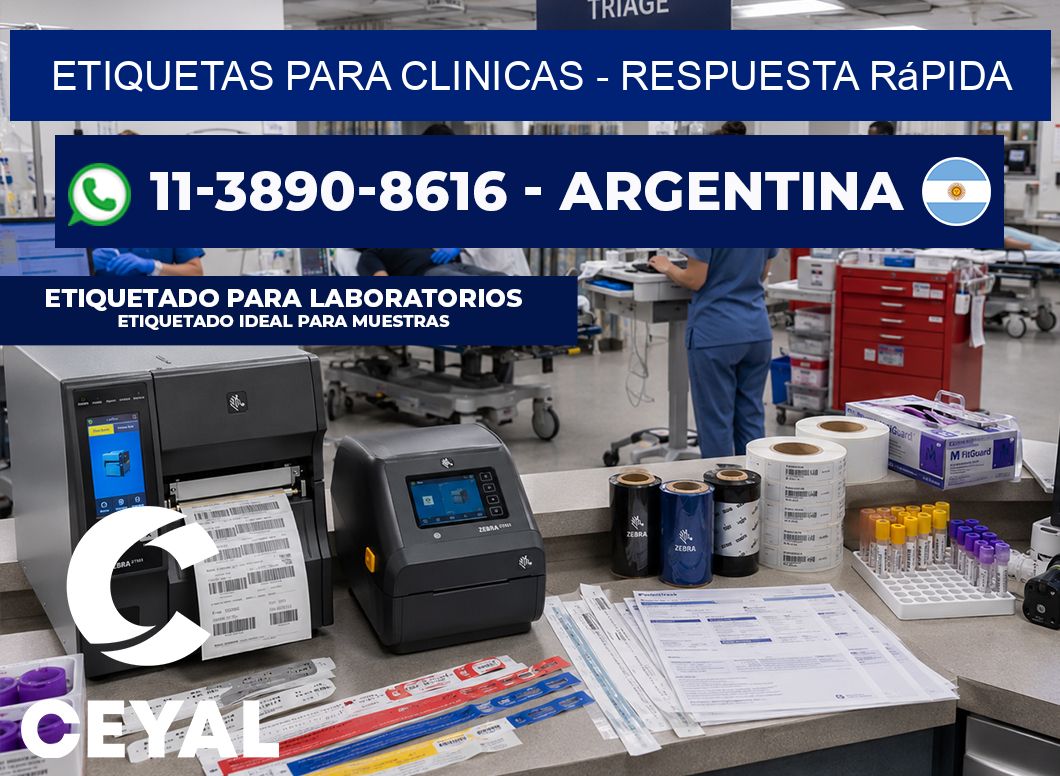 ETIQUETAS PARA CLINICAS - Respuesta rápida