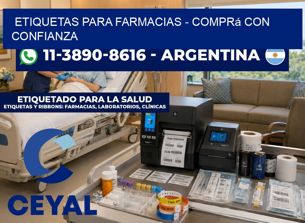 ETIQUETAS PARA FARMACIAS - Comprá con confianza