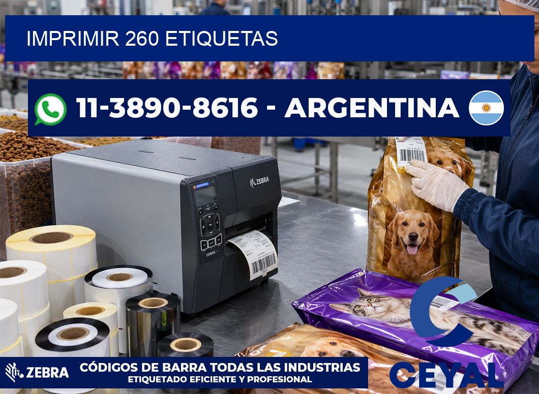 IMPRIMIR 260 ETIQUETAS