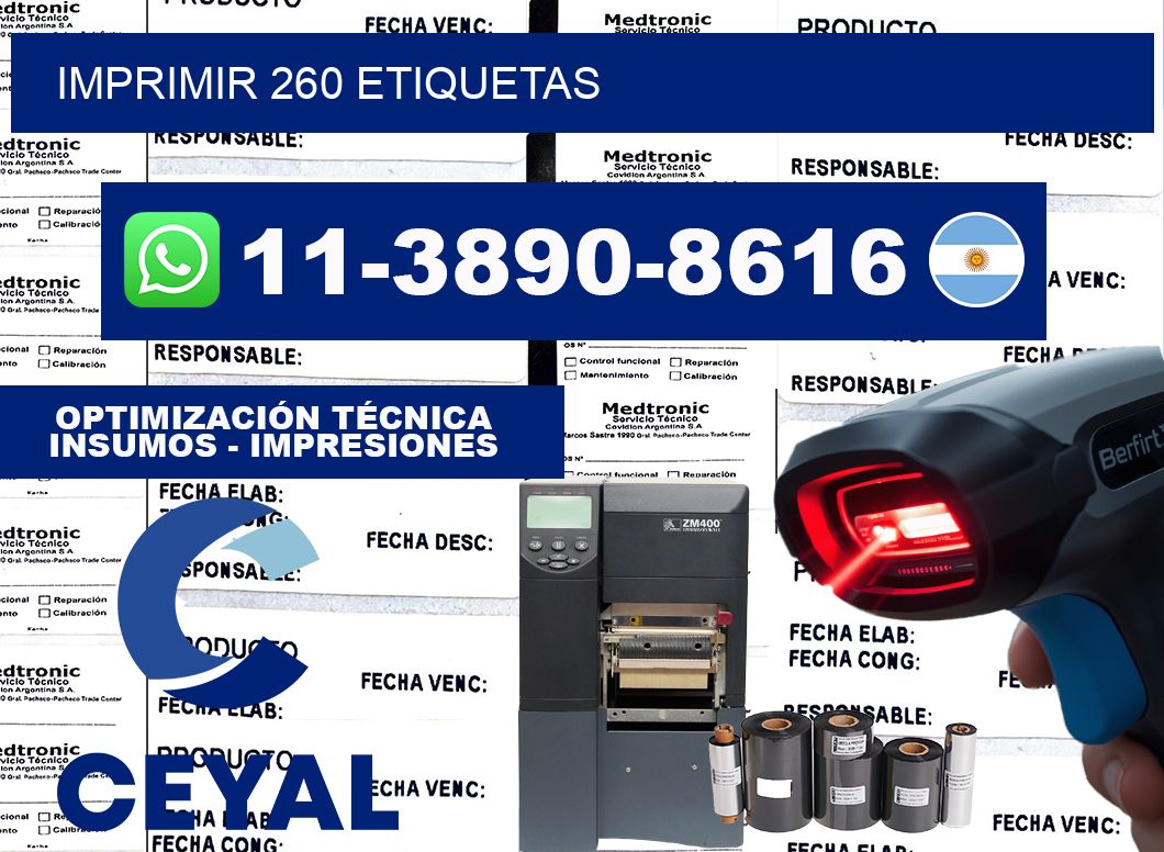 IMPRIMIR 260 ETIQUETAS