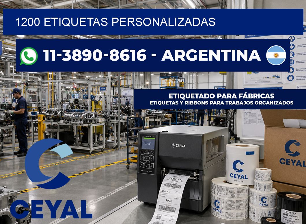1200 ETIQUETAS PERSONALIZADAS