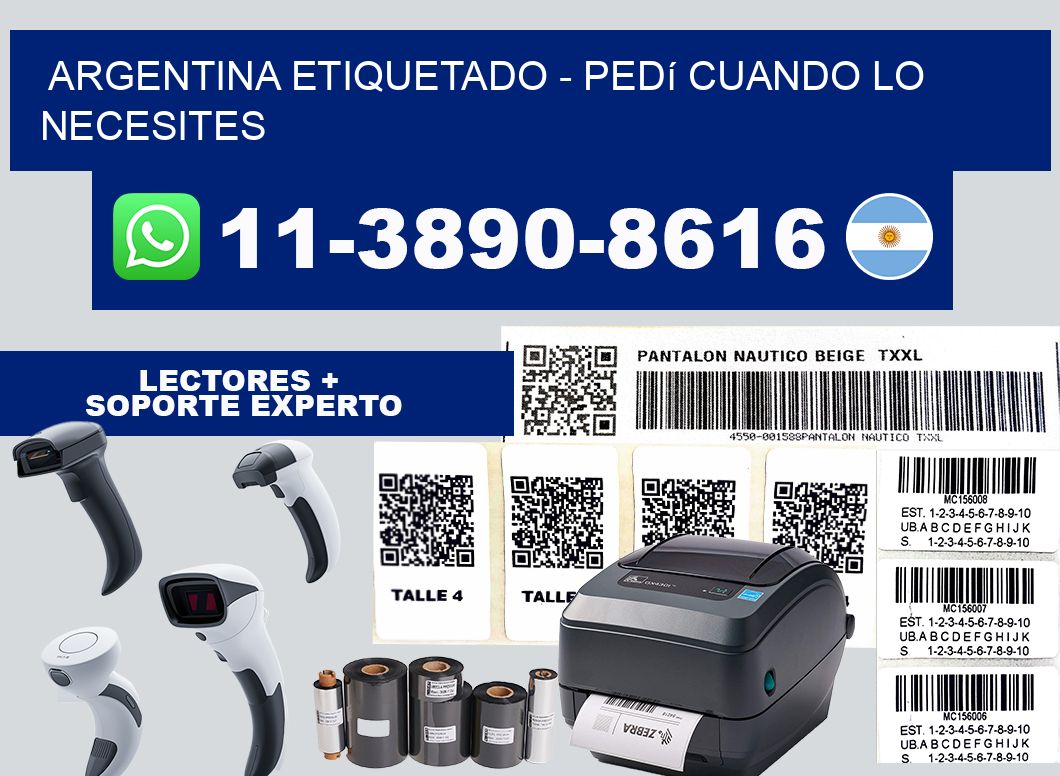 ARGENTINA ETIQUETADO - Pedí cuando lo necesites
