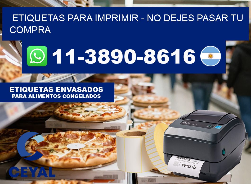 ETIQUETAS PARA IMPRIMIR – No dejes pasar tu compra