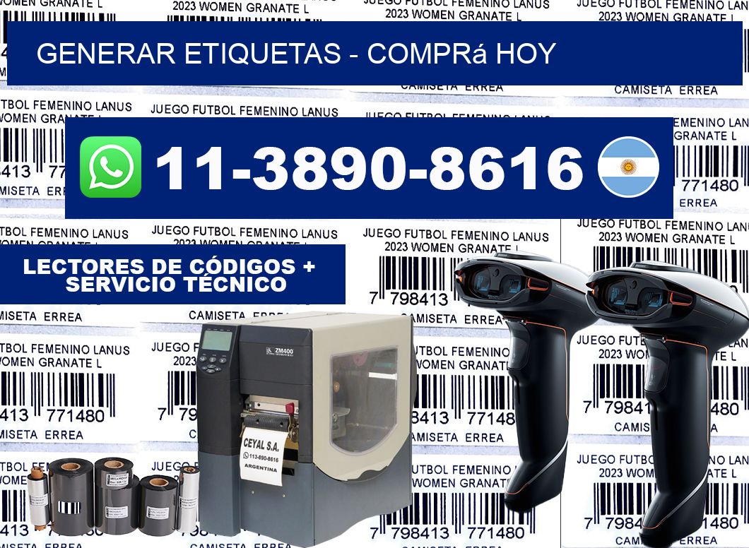 GENERAR ETIQUETAS - Comprá hoy