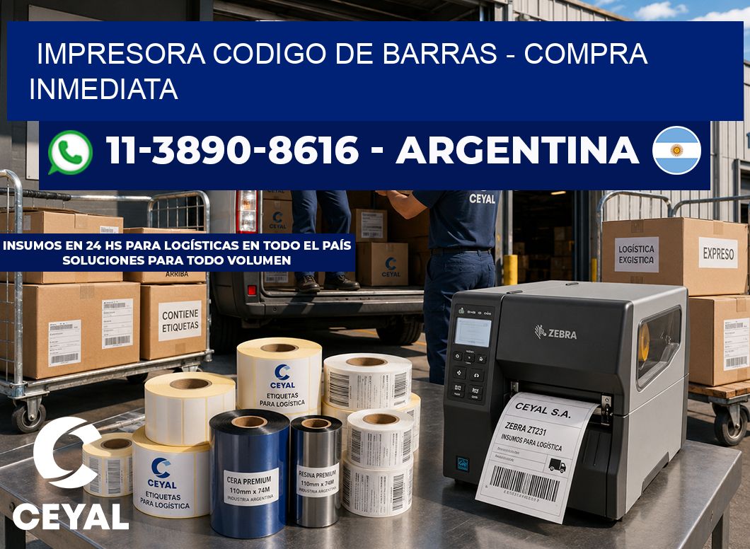 IMPRESORA CODIGO DE BARRAS - Compra inmediata