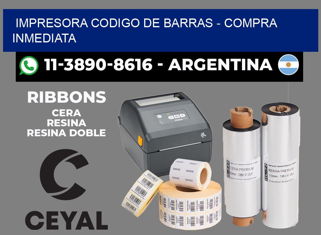 IMPRESORA CODIGO DE BARRAS - Compra inmediata