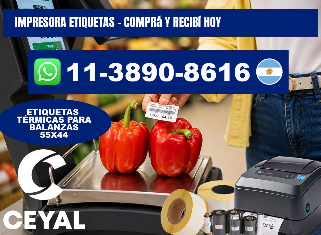 IMPRESORA ETIQUETAS - Comprá y recibí hoy
